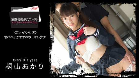 【桐山あかり】ヘイゾー(言われるがままのちっぱい少女)放課後美少女ファイル No.21の丸見え裏動画はこれだった！