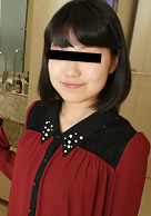 見た目まじめ、実はエッチ大好きな素人娘